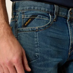 Rebar M7 DuraStretch Edge Stackable Straight Leg Jean