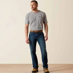 Rebar M3 Loose DuraStretch Basic Stackable Straight Leg Jean
