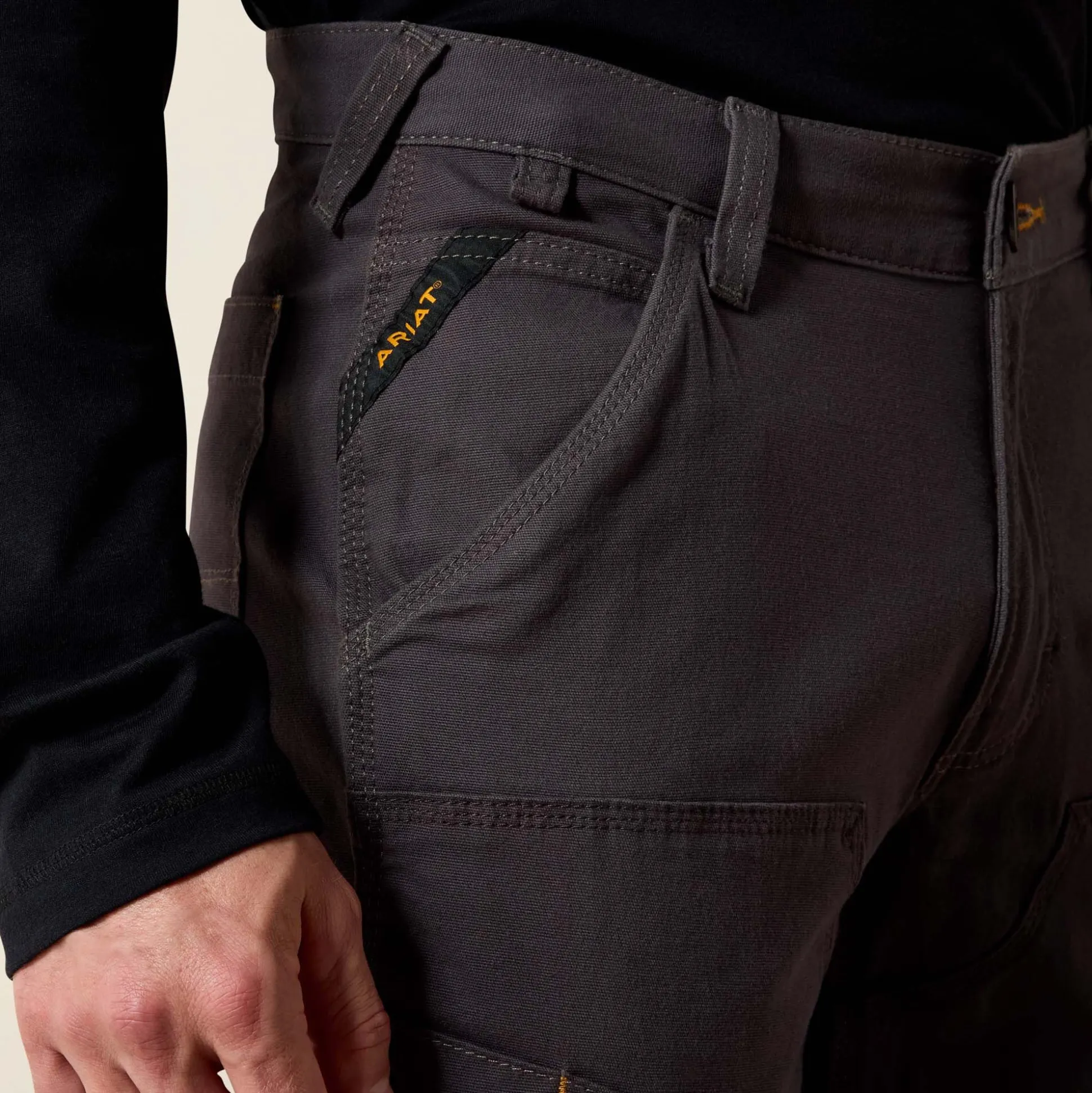Rebar M4 Low Rise DuraStretch Made Tough Double Front Stackable Straight Leg Pant