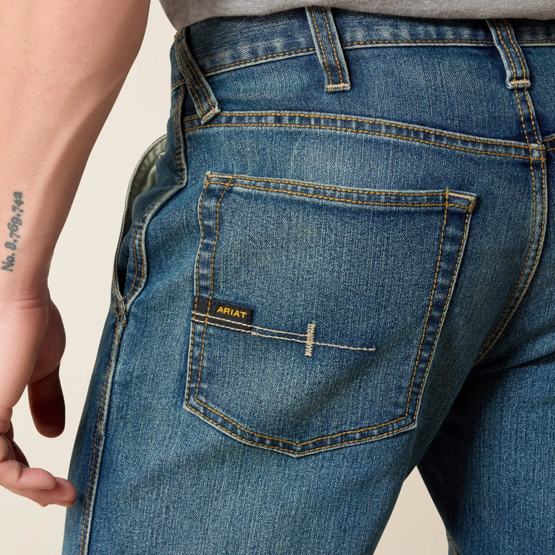 Rebar M4 Low Rise DuraStretch Workhorse Boot Cut Jean