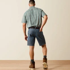 Rebar M4 Relaxed Denim 10" DuraStretch Shorts