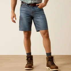Rebar M4 Relaxed Denim 10" DuraStretch Shorts