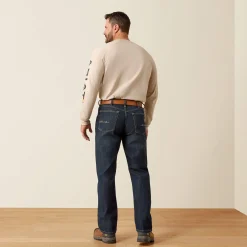 Rebar M4 Relaxed DuraStretch Basic Stackable Straight Leg Jean