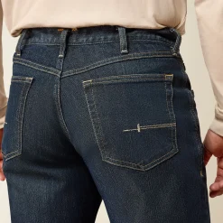 Rebar M4 Relaxed DuraStretch Basic Stackable Straight Leg Jean