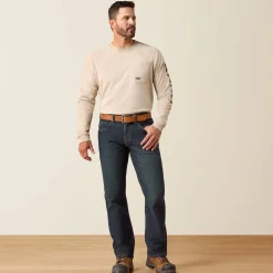 Rebar M4 Relaxed DuraStretch Basic Stackable Straight Leg Jean