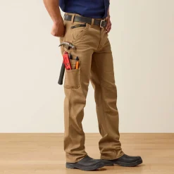 Rebar M4 Relaxed DuraStretch Washed Twill Dungaree Boot Cut Pant