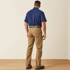 Rebar M4 Relaxed DuraStretch Washed Twill Dungaree Boot Cut Pant