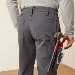 Rebar M4 Relaxed DuraStretch Washed Twill Dungaree Boot Cut Pant