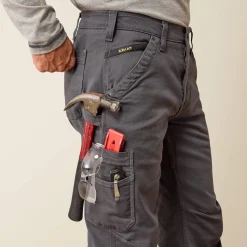 Rebar M4 Relaxed DuraStretch Washed Twill Dungaree Boot Cut Pant