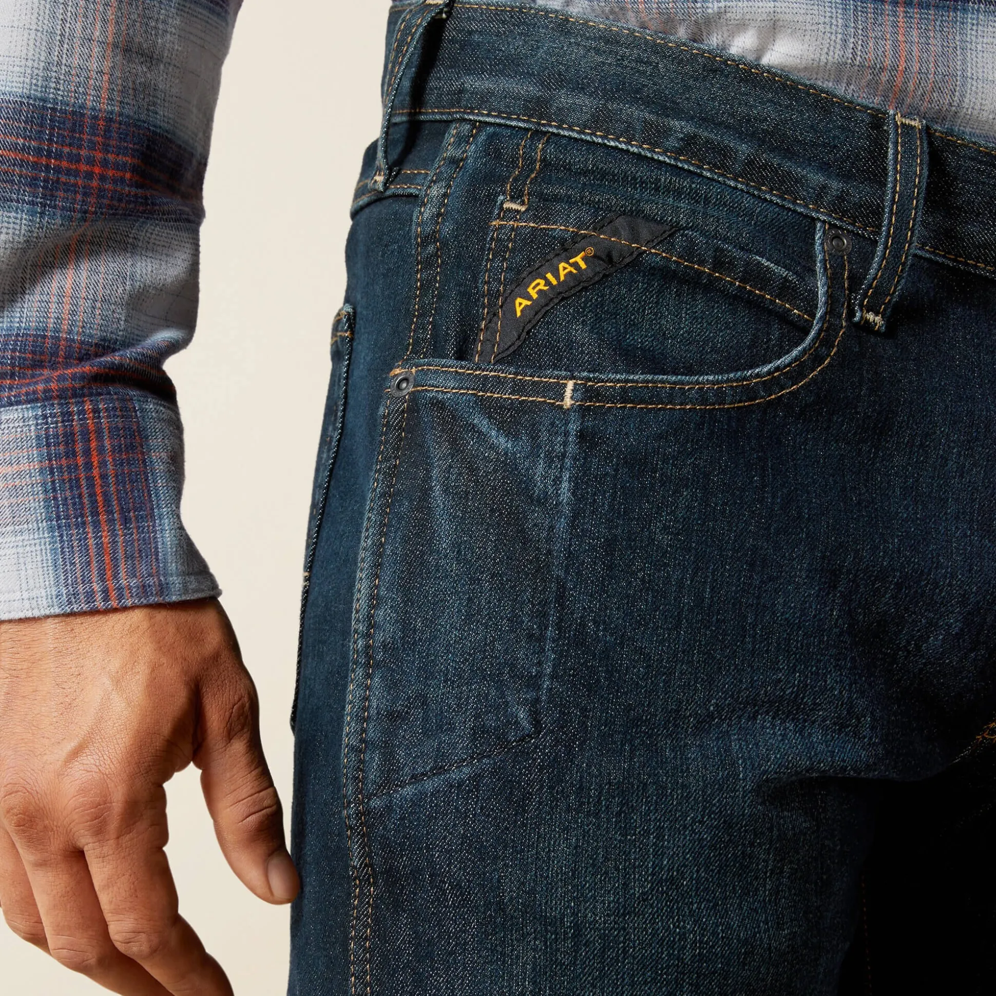 Rebar M5 Straight DuraStretch Edge Stackable Straight Leg Jean
