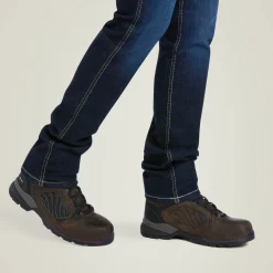 Rebar Perfect Rise Work Flex Riveter Slim Leg Jean