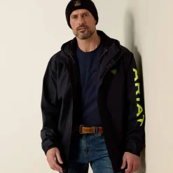 Rebar Stormshell Logo Waterproof Jacket