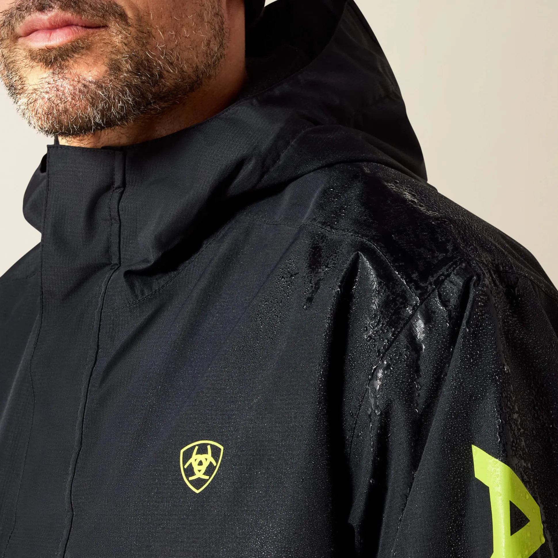 Rebar Stormshell Logo Waterproof Jacket