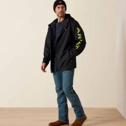 Rebar Stormshell Logo Waterproof Jacket
