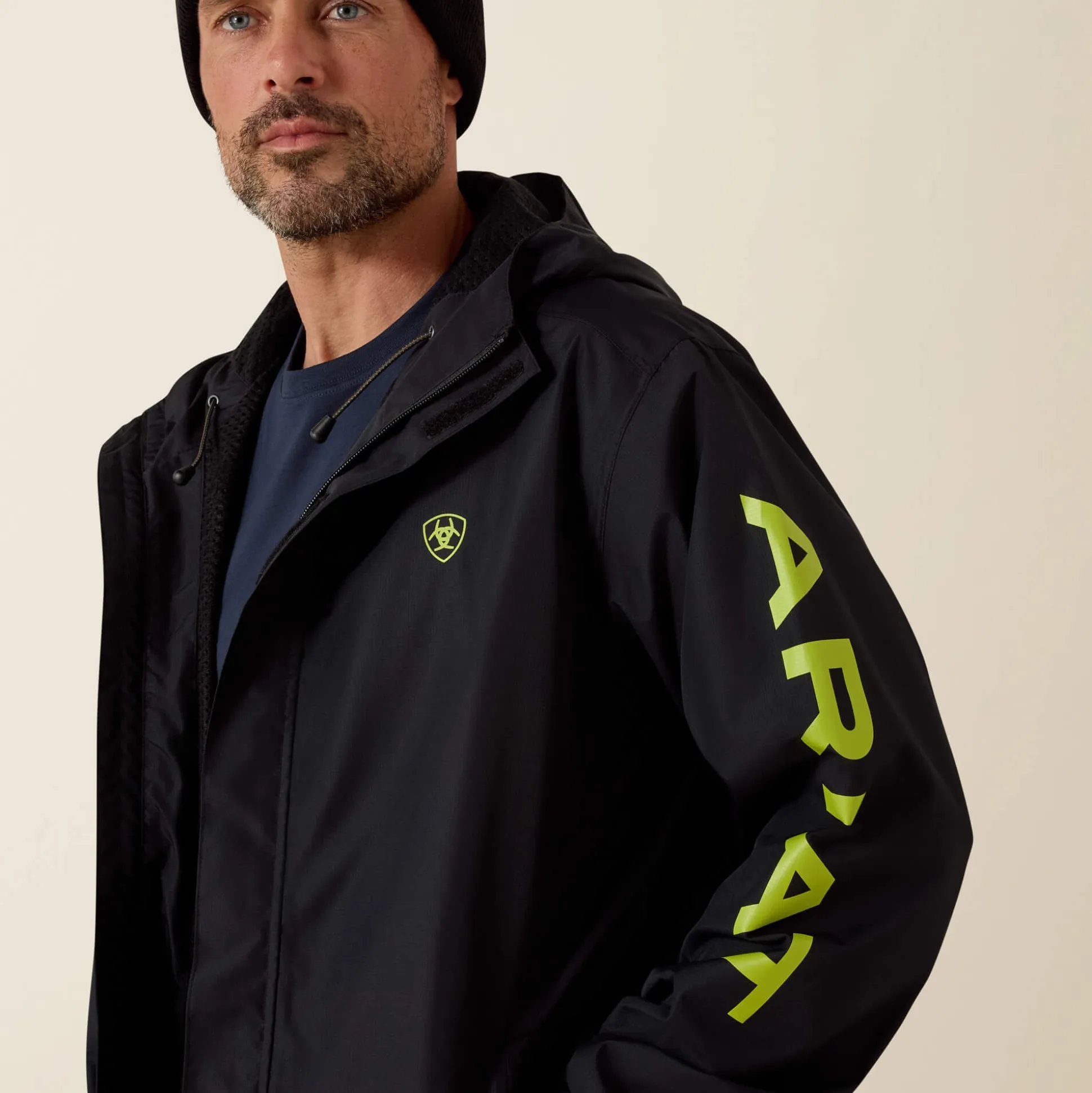 Rebar Stormshell Logo Waterproof Jacket