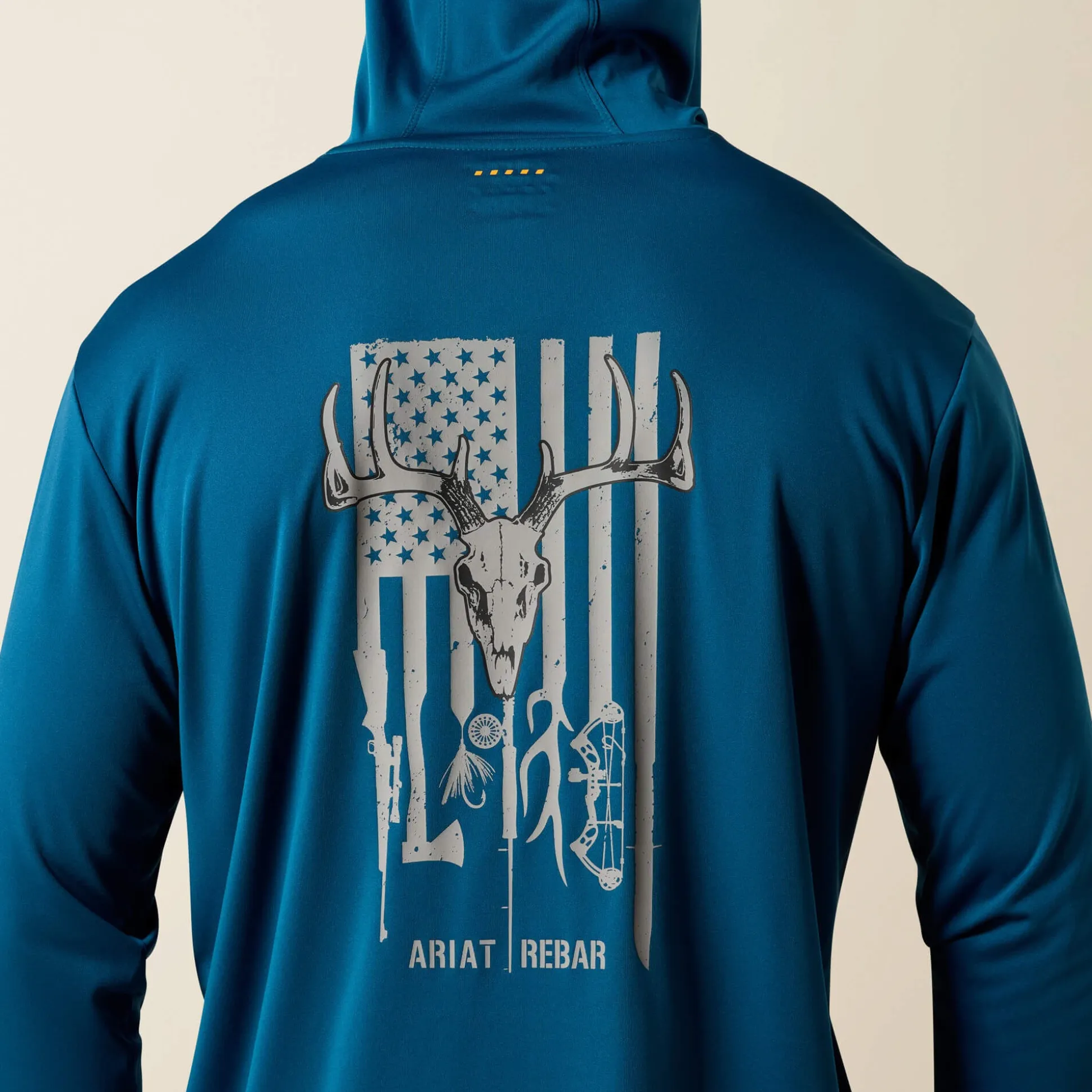 Rebar Sunblocker Outdoor Hooded Classic Fit Long Sleeve T-Shirt