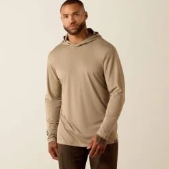 Rebar Sunblocker Outdoor Hooded Classic Fit Long Sleeve T-Shirt