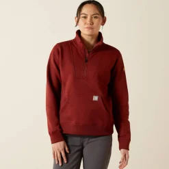 Rebar Traverse Funnel Neck Sweatshirt