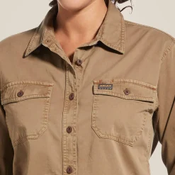 Rebar Washed Twill Work Shirt