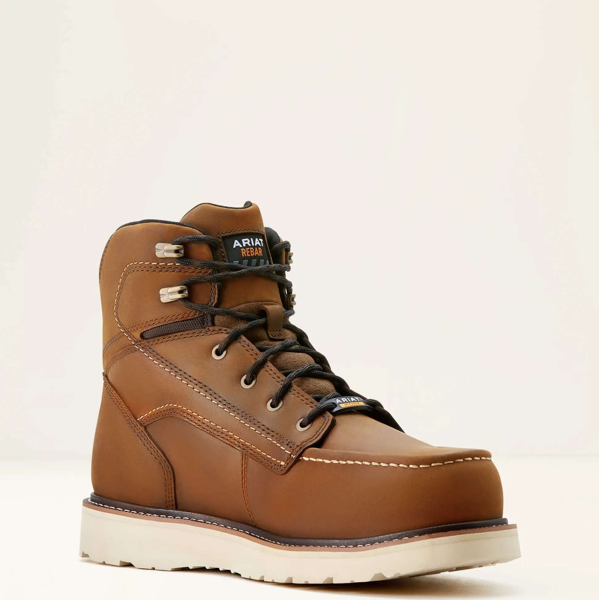 Rebar Wedge Moc Toe 6" Waterproof Composite Toe Work Boot