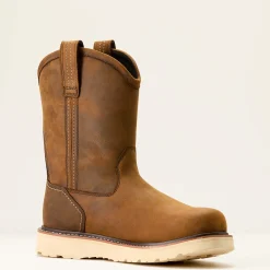 Rebar Wedge Pull-On Waterproof Work Boot