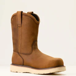 Rebar Wedge Pull-On Waterproof Composite Toe Work Boot