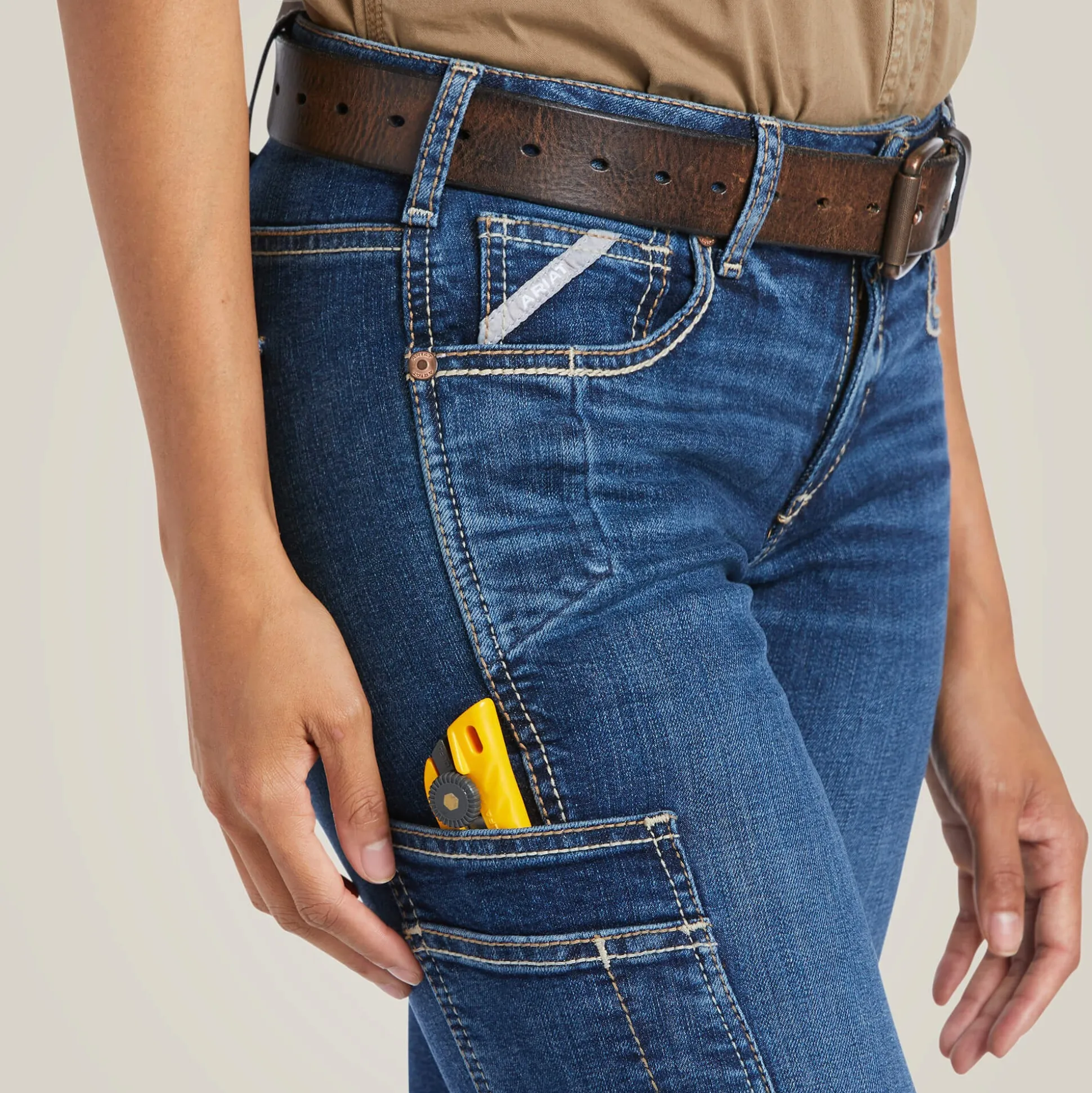 Rebar Work Flex Perfect Rise Riveter Boot Cut Jean