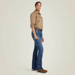 Rebar Work Flex Perfect Rise Riveter Boot Cut Jean