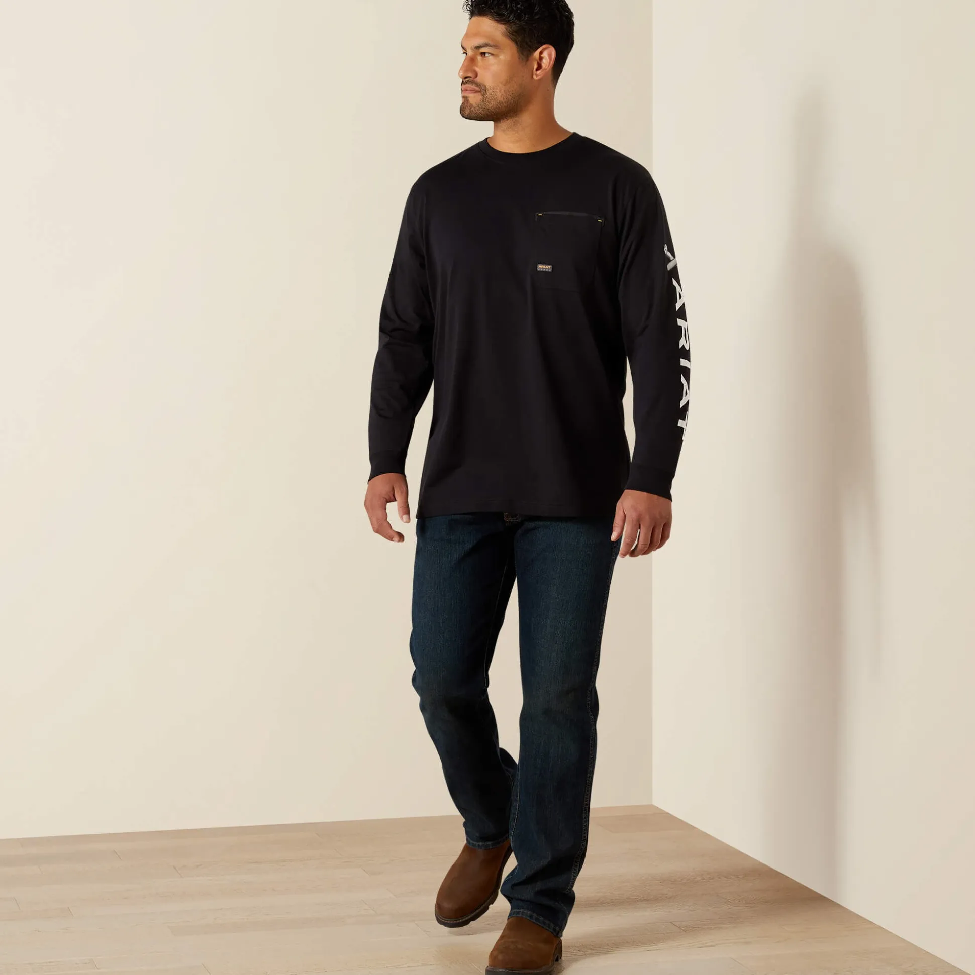 Rebar Workman Bolt Skull T-Shirt