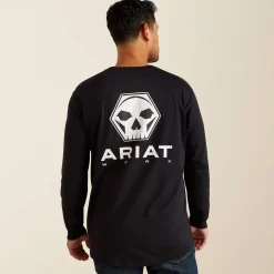 Rebar Workman Bolt Skull T-Shirt