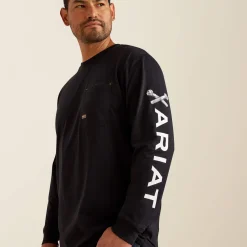 Rebar Workman Bolt Skull T-Shirt