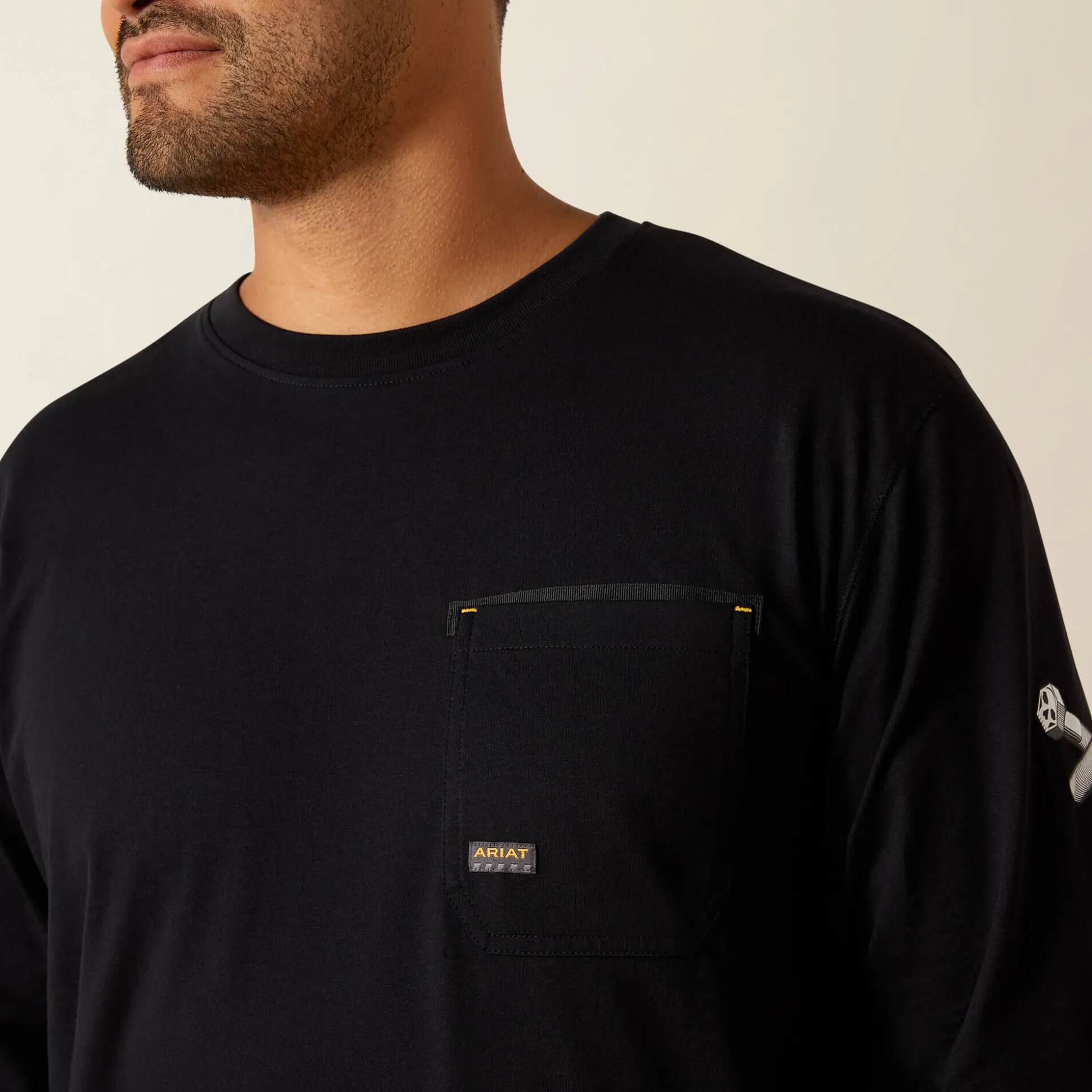 Rebar Workman Bolt Skull T-Shirt