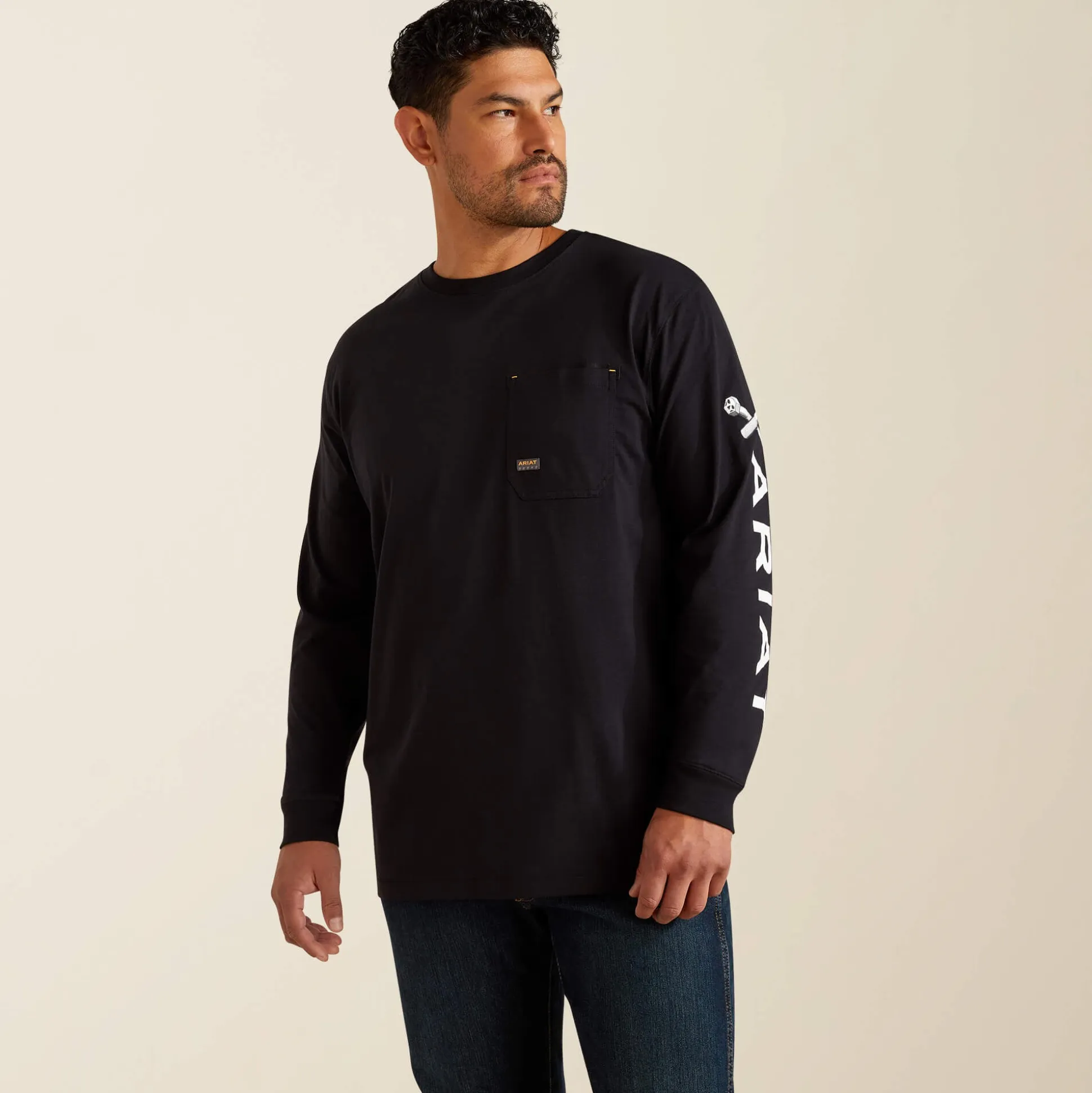 Rebar Workman Bolt Skull T-Shirt