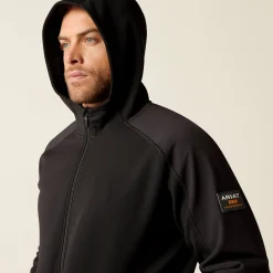 Rebar WorkTek Reinforced Full Zip Hoodie