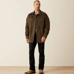 Retro Corduroy Shirt Jacket