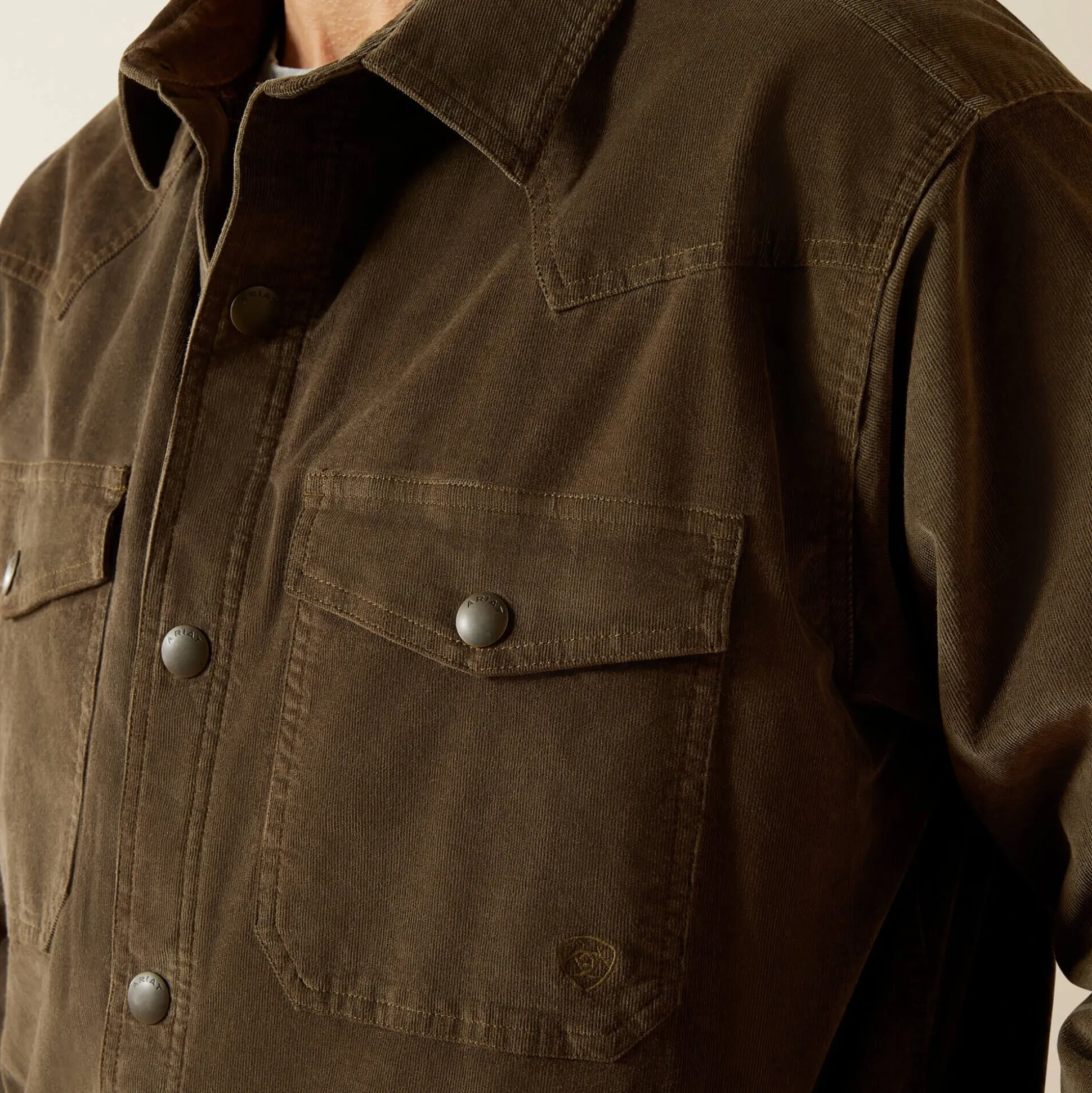 Retro Corduroy Shirt Jacket