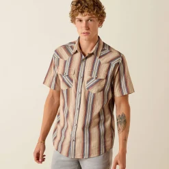 Retro Haver Fitted Snap Shirt