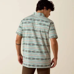 Retro Western Snap Polo