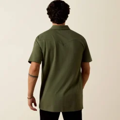 Retro Western Snap Polo