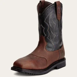RigTek Wide Square Toe Waterproof Composite Toe Work Boot