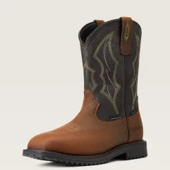 RigTek Wide Square Toe Waterproof Composite Toe Work Boot