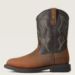 RigTek Wide Square Toe Waterproof Composite Toe Work Boot