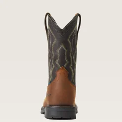 RigTek Wide Square Toe Waterproof Composite Toe Work Boot