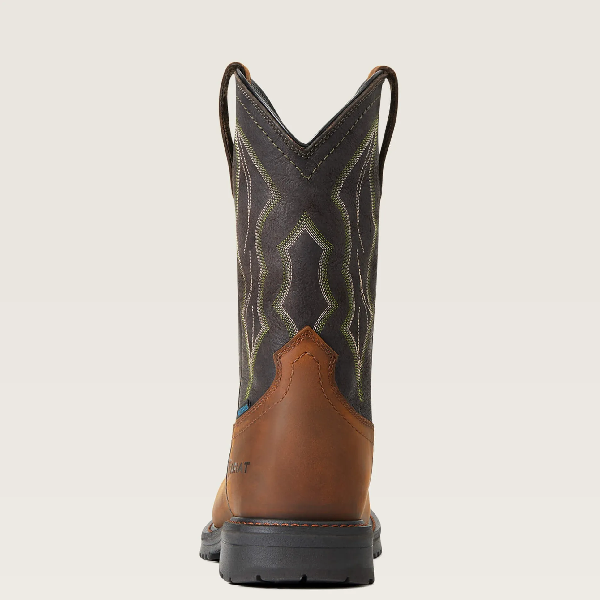 RigTek Wide Square Toe Waterproof Composite Toe Work Boot