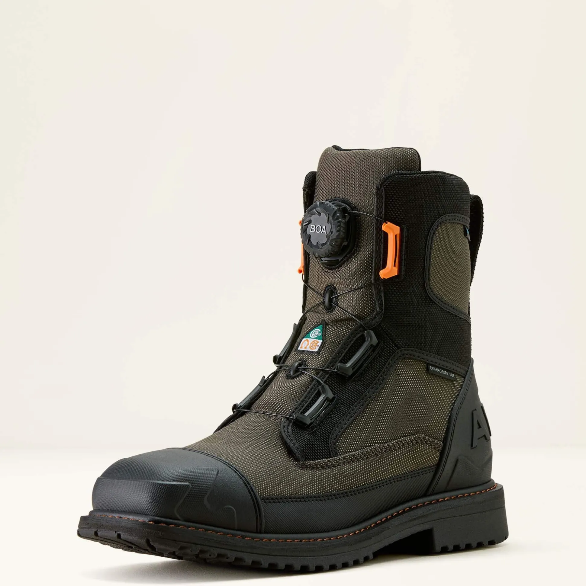 RigTEK Wildcat BOA 8" CSA Waterproof Wide Square Toe Composite Toe Work Boot