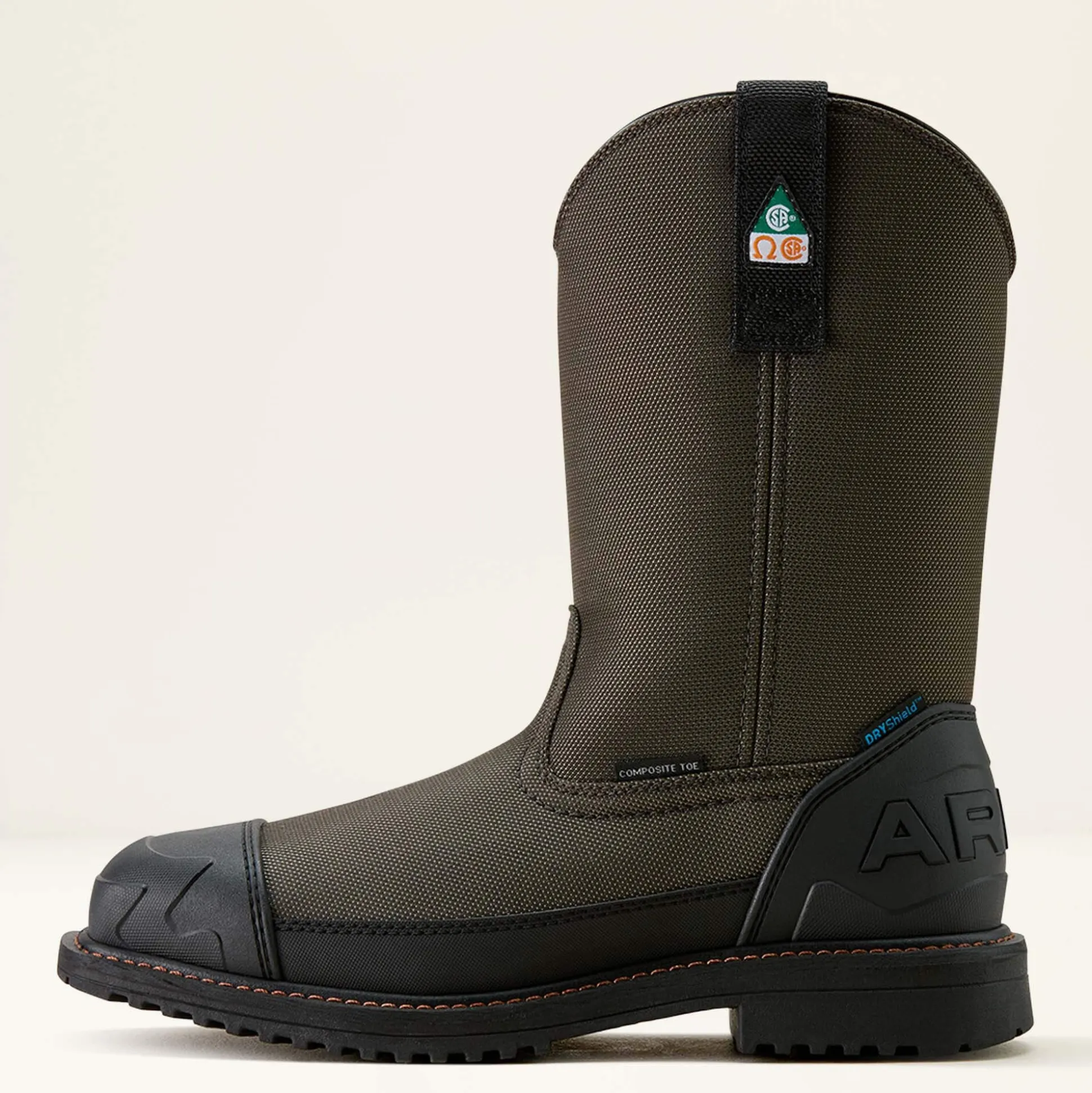 RigTEK Wildcat Pull-On CSA Waterproof Wide Square Toe Composite Toe Work Boot