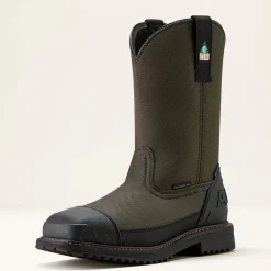 RigTEK Wildcat Pull-On CSA Waterproof Wide Square Toe Composite Toe Work Boot