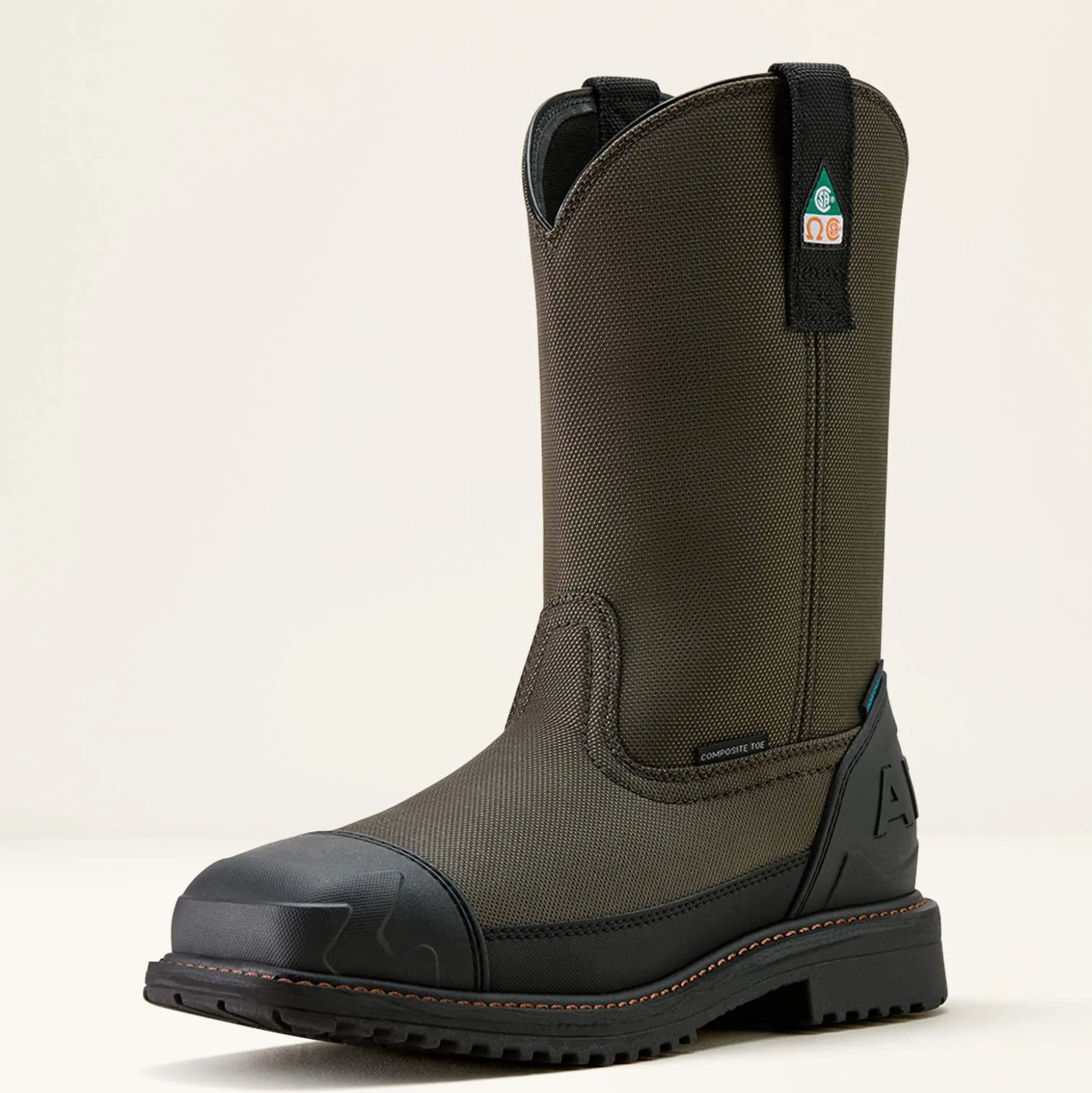 RigTEK Wildcat Pull-On CSA Waterproof Wide Square Toe Composite Toe Work Boot