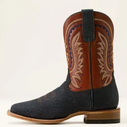 Rock Ridge Wide Square Toe Western Boot