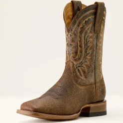 Rock Ridge Wide Square Toe Western Boot